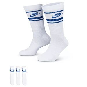 Men's Nike 3-Pack Everyday Essential Striped Crew Socks 8-12